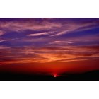Ridgely: sunset over Ridgely, Maryland