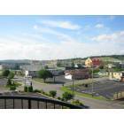 Pigeon Forge: The Comedy Barn on the Parkway from a hotel balcony