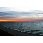 Cape Charles: Cape Charles, south of, viewing Chesapeake Bay Bridge Tunnel at sunset