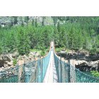 Libby: Kootenai Falls The swinging bridge