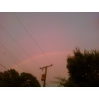 Hopewell: Rainbow over power line.