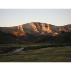 Simi Valley: : Sunset and White Face taken on Lost Canyon's Golf Course