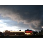 Fitchburg: cvs park hill plaza during storm