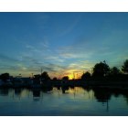 Fort Madison: Sunset at the Marina in Ft,. Madison