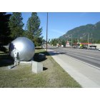 Hungry Horse: View of Big Ball on Main Street Hyw US-2