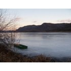 Winona: : The view of the bluffs from the West Lake