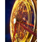Seattle: : this is a picture of a faris wheel at the base of the seattle space needle, i used a long exposure to give it this effect