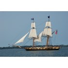 Erie: : The Brig Niagra at full sail