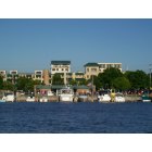 Grand Haven: : Piano Factory Condos from the Grand River Channel