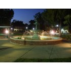 Orleans: Fountain at night