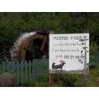 Moose Pass: Moose Pass water wheel