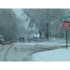 Valley Station: Corner of Youngtown, in Valley Station, winter storn of Jan. 2009