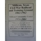 Millican: Community Center Plaque