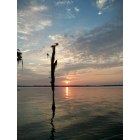 Windermere: sunset on lake Butler