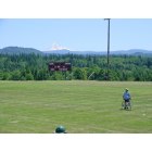 Corbett: A view of Mt. Hood from the Corbett football field
