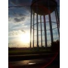 Bloomington: Water tower off Main Street by ISU stadium.