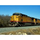 Tioga: Train going through Tioga