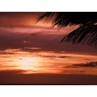 Bonita Springs: Sunset over the Gulf at Bonita Beach, Bonita Springs, FL