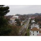 Buckhannon: Courthouse in distance taken from St. Joseph Hospital Hill.
