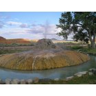 Thermopolis: Hot Spring Fountain north of Thermopolis