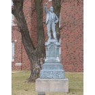 Lebanon: Statue on courthouse grounds of Richard Parks Bland, Deceased Statesman