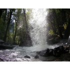 Dunsmuir: Dunsmuir: Looking out from behind Hedge Creek Falls