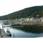 Hoonah: : Down town Hoonah From the Hoonah Cold Storage Dock