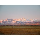Wheatland: this is our moutain range at sunrise wheatland wyoming