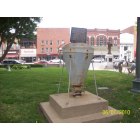 Oskaloosa: Torpedo in town square in Oskaloosa, IA