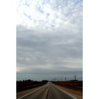 Osage: Sky and corn fields just outside of town