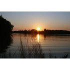 Olney: : Sunset at East Fork Lake
