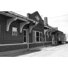 Strong City: Old Train station in Strong City, KS