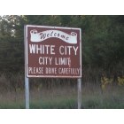 White City: Sign as you come into White City