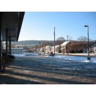 Mount Holly Springs: Winter view of Holly Pike from the Sheetz Station