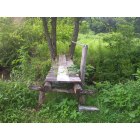 Craigsville: An Old Man that leaved here before died at 93 had built this so he could cross the creek to the other side of his property. This was taken after his death in 2010