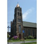 Freehold: Beautiful church on Main Street in Freehold Borough