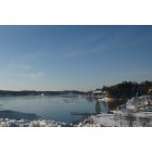 Annapolis: : Sevren River from Rt. 50 over the Severn River Bridge, February 2010