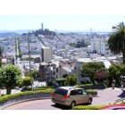 San Francisco: : View from the top Lombard Street