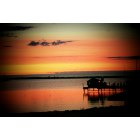 Harrisville: Sunrise on Lake Huron at Harrisville Harbor