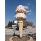 North Judson: DNS Drive in Ice cream cone on Main St