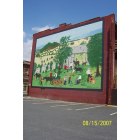 Hoosick Falls: mural on side of building very nice and quaint