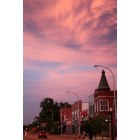 Lapeer: Sunset over Downtown Lapeer