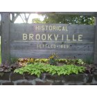 Brookville: City of Brookville Sign in Park