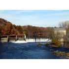 Mitchell: Dam in Mitchell, Ia on a beautiful fall day
