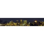 Birmingham: : Panorama view from atop Red Mountain at night