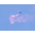 Air Force Academy: : As always one of the most exciting parts of the game is the fly over and the parachutists