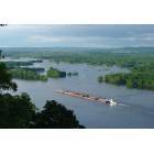 La Crescent: Above La Crescent on the Mississippi