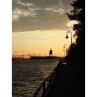 Charlevoix: A Venetian Sunset at the Lighthouse