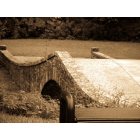 Lewistown: stone arch bridge at jack's creek