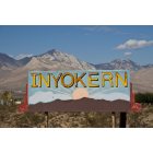 Inyokern: Road sign on S. Brown Road